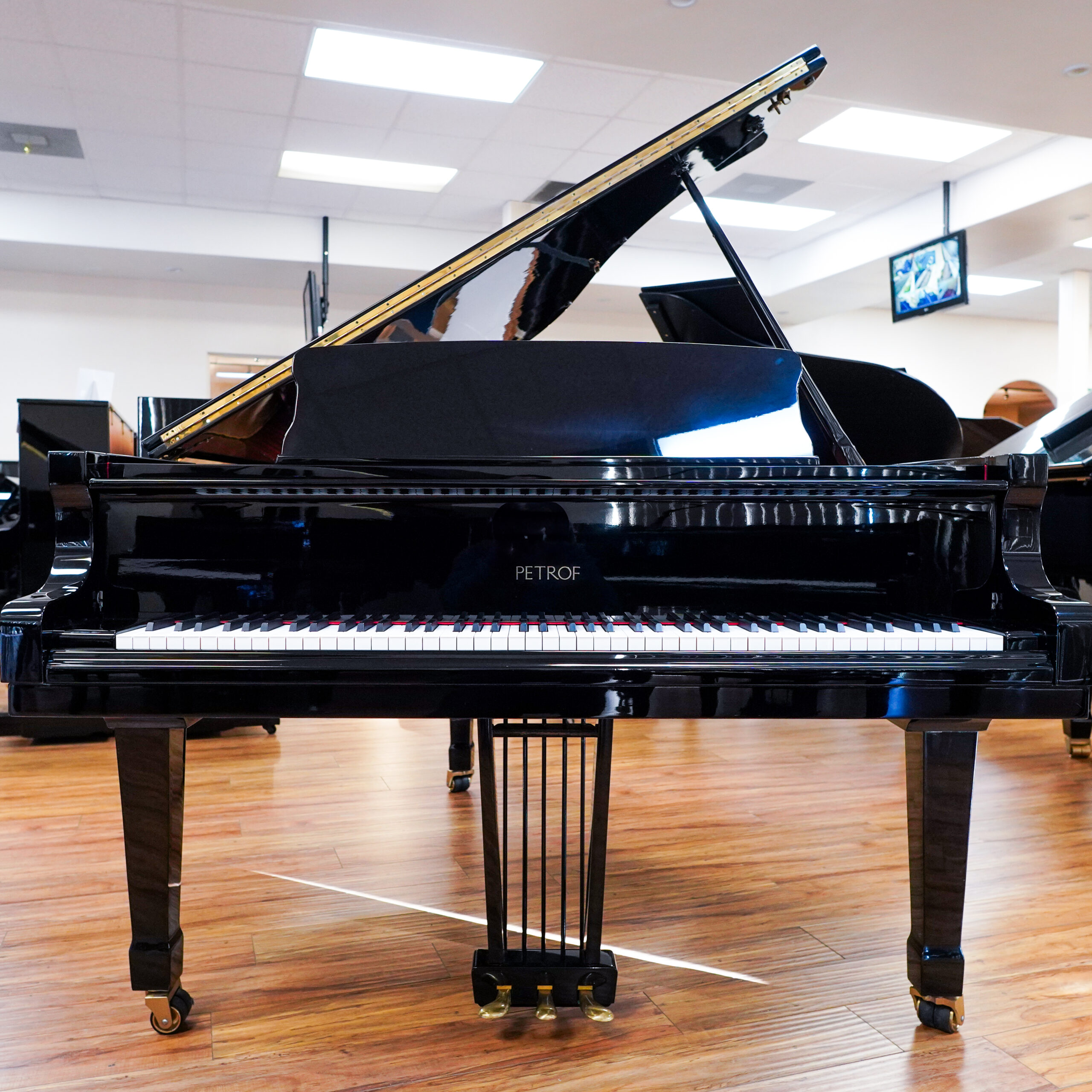 1998 Petrof Model III Grand Piano Ebony Polish