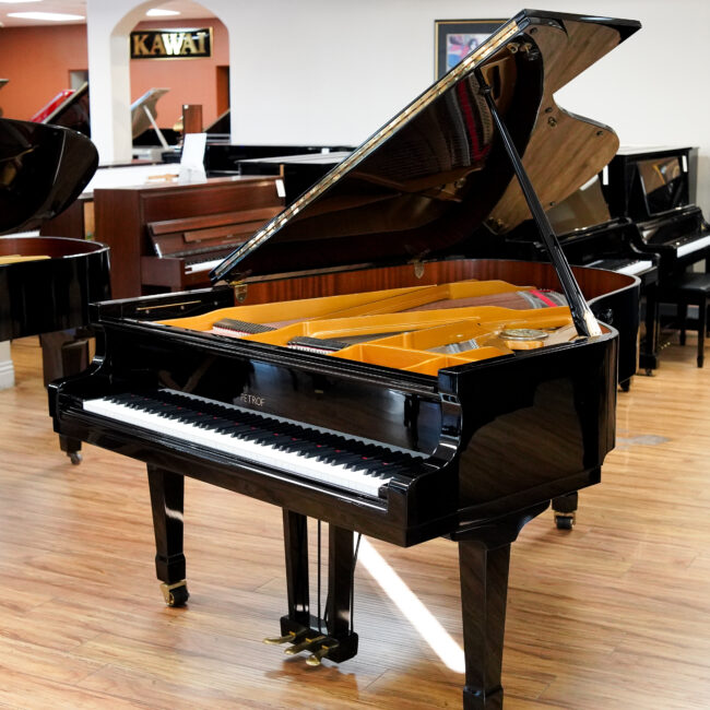 1998 Petrof Model III Grand Piano Ebony Polish - Image 3