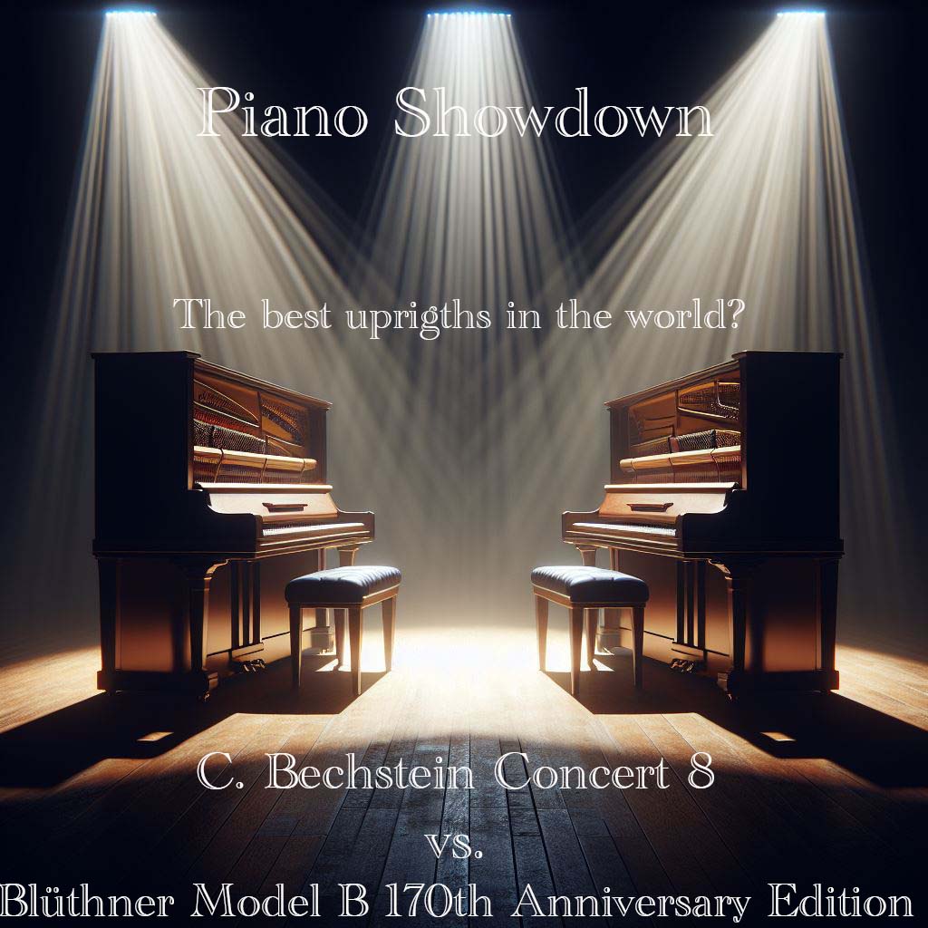 A Tale of Two Uprights: C. Bechstein Concert 8 vs. Blüthner Model B 170th Anniversary Edition