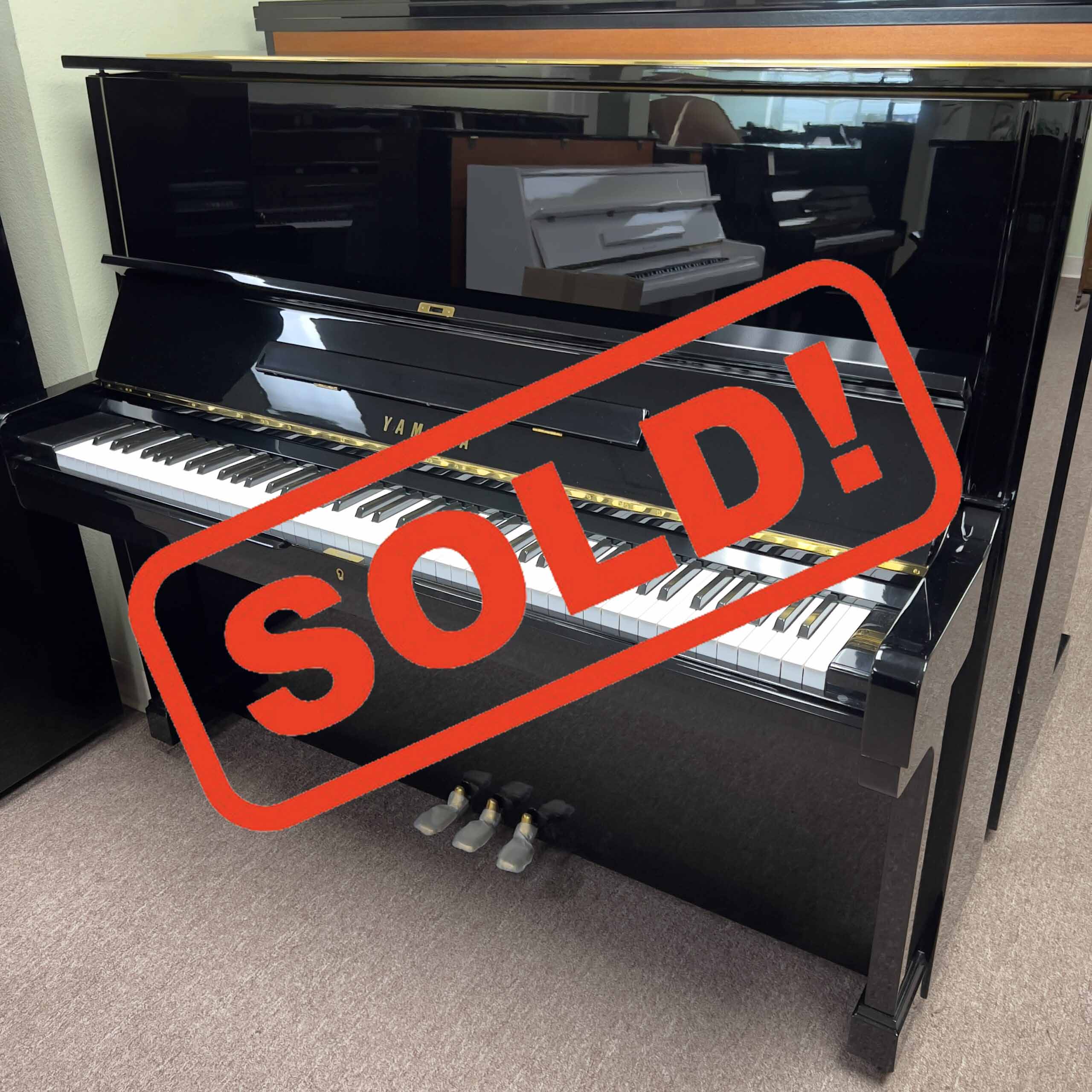 Yamaha U2 Upright Piano Ebony Polish