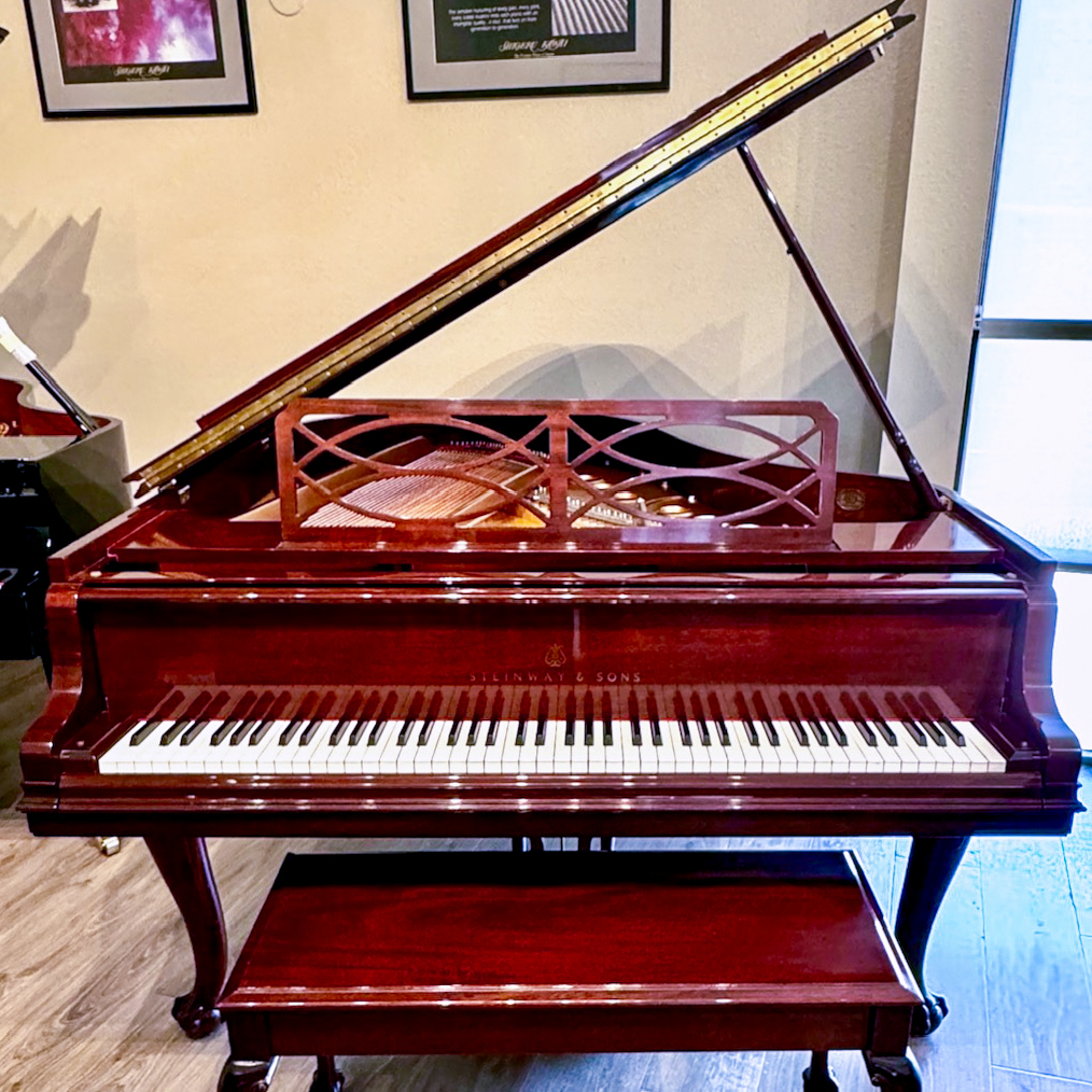 2003 Steinway & Sons Model M Grand Piano – Crown Jewel Collection: “The Chippendale”