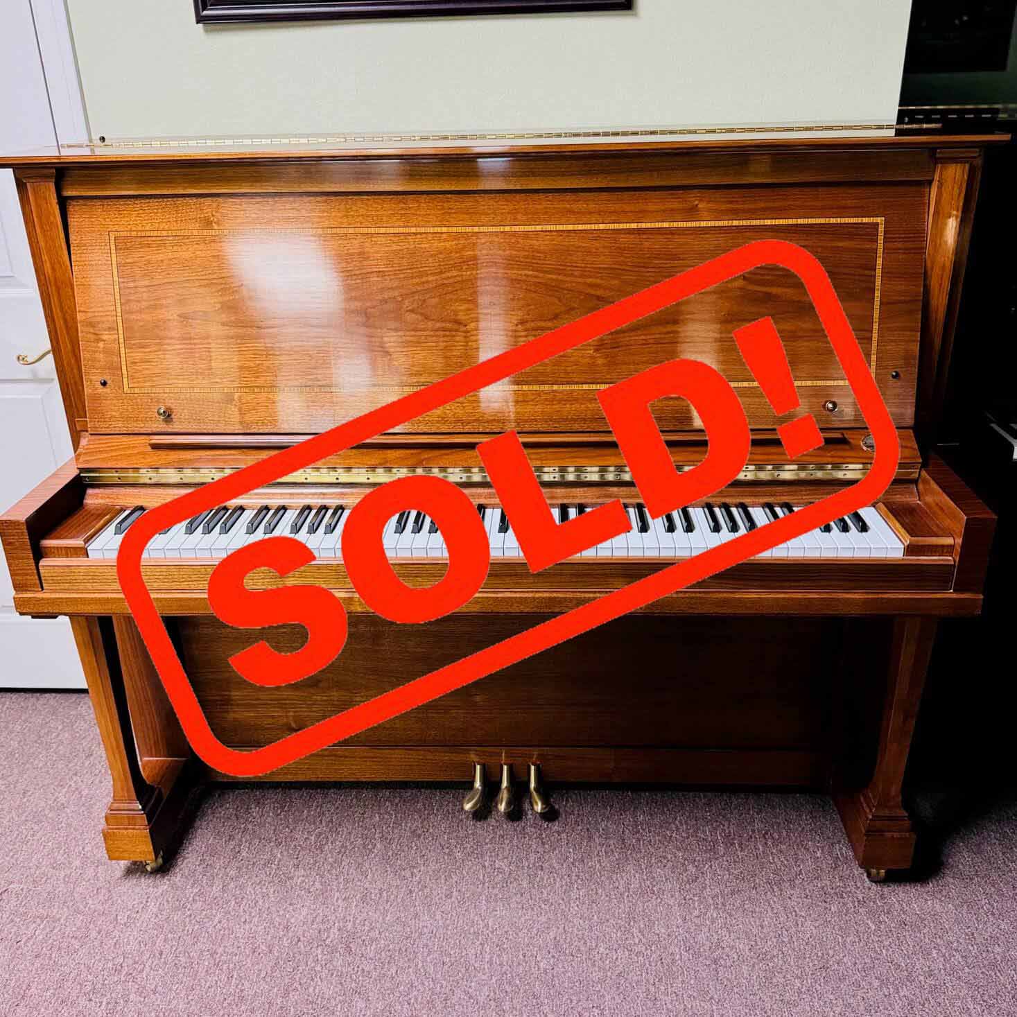 2014 Steinway & Sons K52 Upright Piano Walnut Finish “The Crown Jewel Collection”