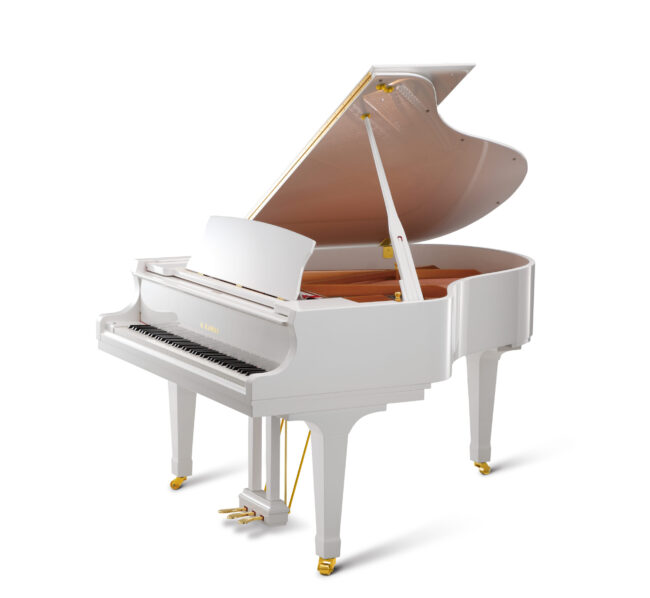 Kawai GX-2 BLAK Classic Salon Grand Piano Snow White Polish