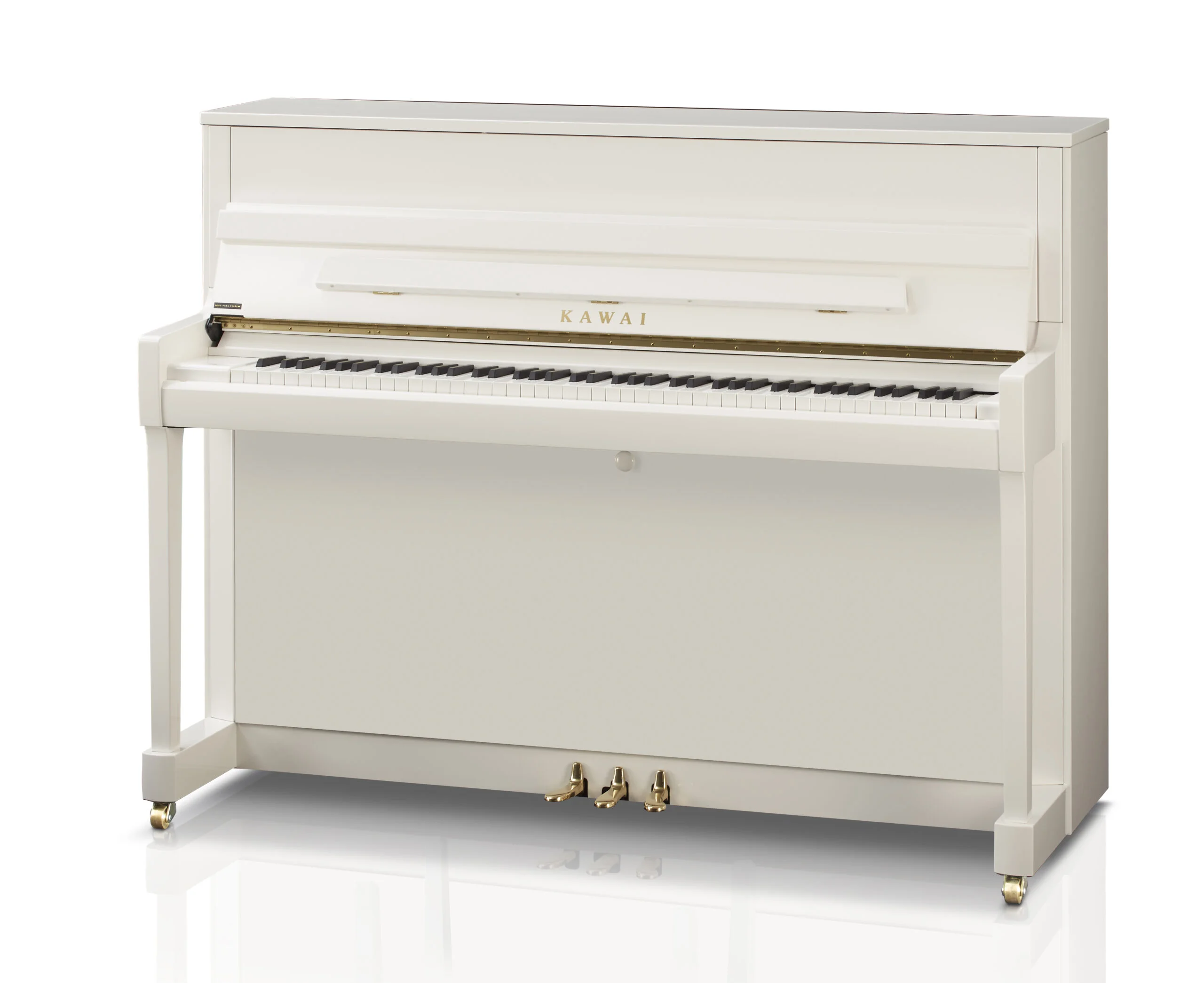 Kawai K-200 K Series Upright White Polish