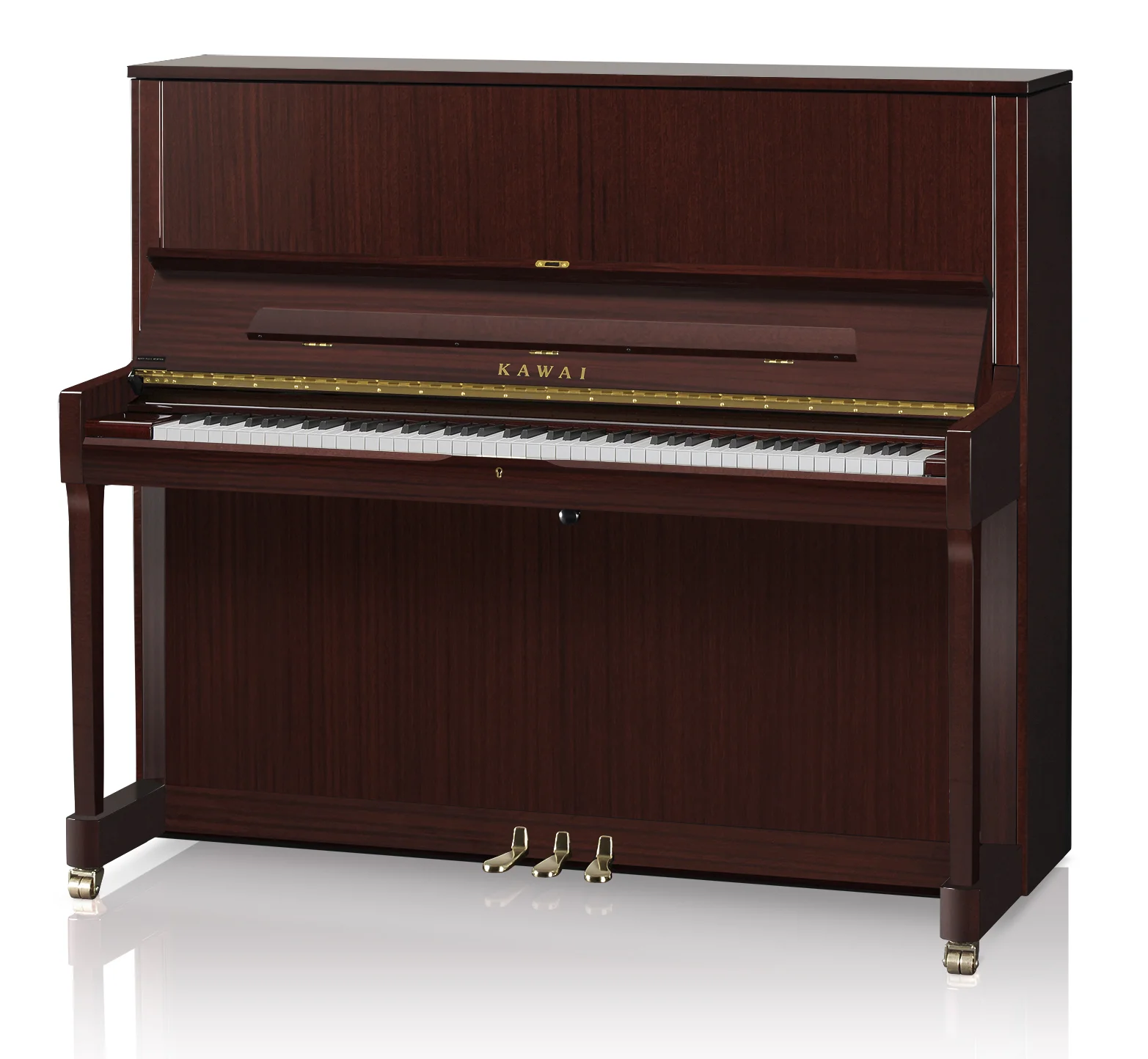 Kawai K-500 K Series Professional Upright Sapele Mahogany Polish