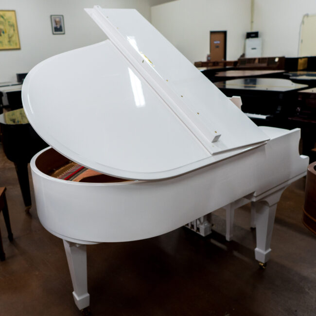 1910 Steinway & Sons Model O Grand Piano White Polish - Image 8