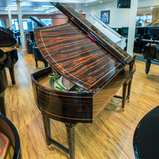 C. Bechstein Grand Piano Macassar Wood Finish Premium Restoration - Image 11