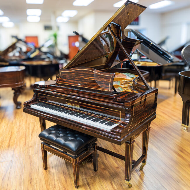 C. Bechstein Grand Piano Macassar Wood Finish Premium Restoration - Image 2