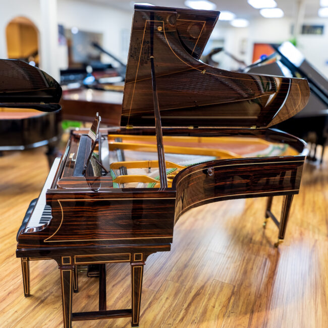 C. Bechstein Grand Piano Macassar Wood Finish Premium Restoration - Image 3