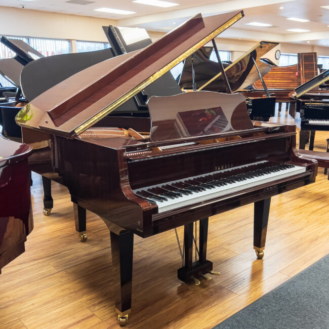 Yamaha GH1 Baby Grand Piano Mahogany Polish - Image 4