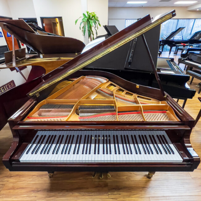 Yamaha GH1 Baby Grand Piano Mahogany Polish - Image 2