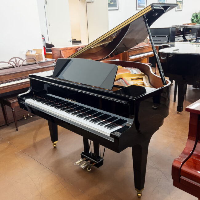 Kawai GM Series GM-10 Baby Grand Piano Ebony Polish - Image 2