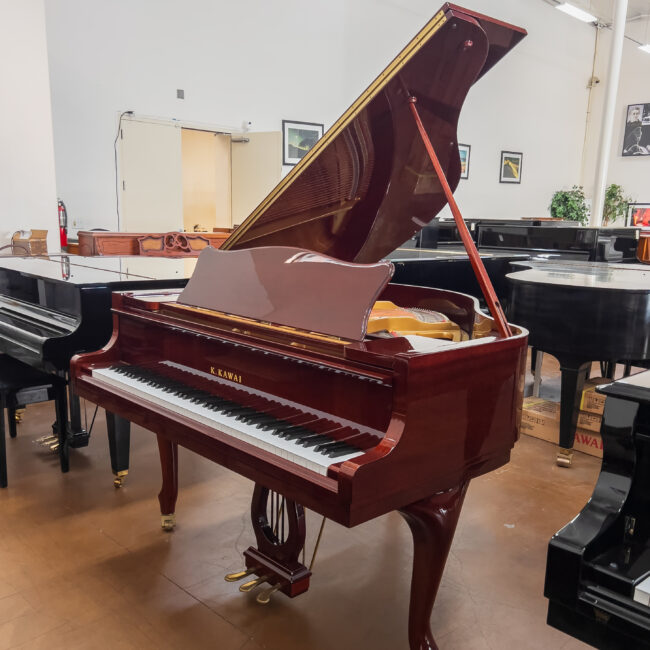 Kawai GM Series GM-10 Baby Grand Piano Mahogany Polish - Image 2