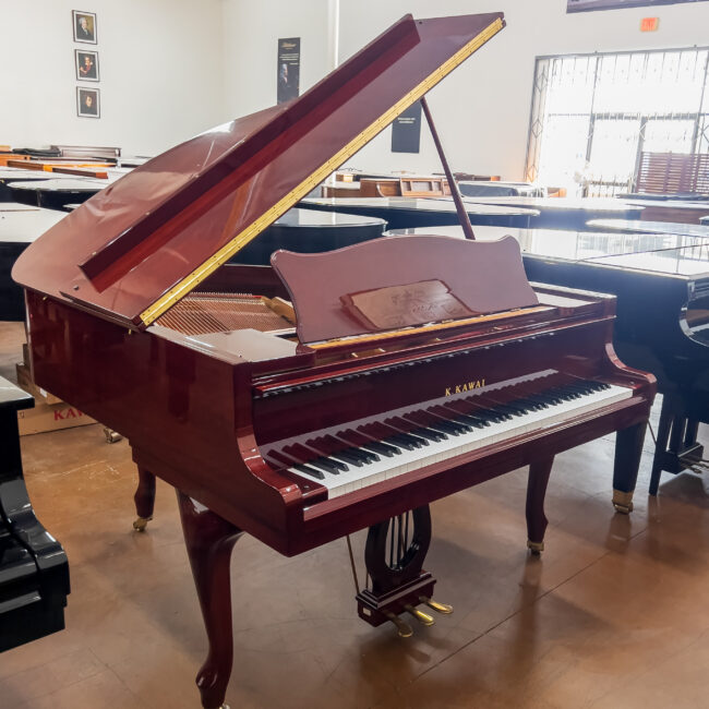 Kawai GM Series GM-10 Baby Grand Piano Mahogany Polish - Image 3