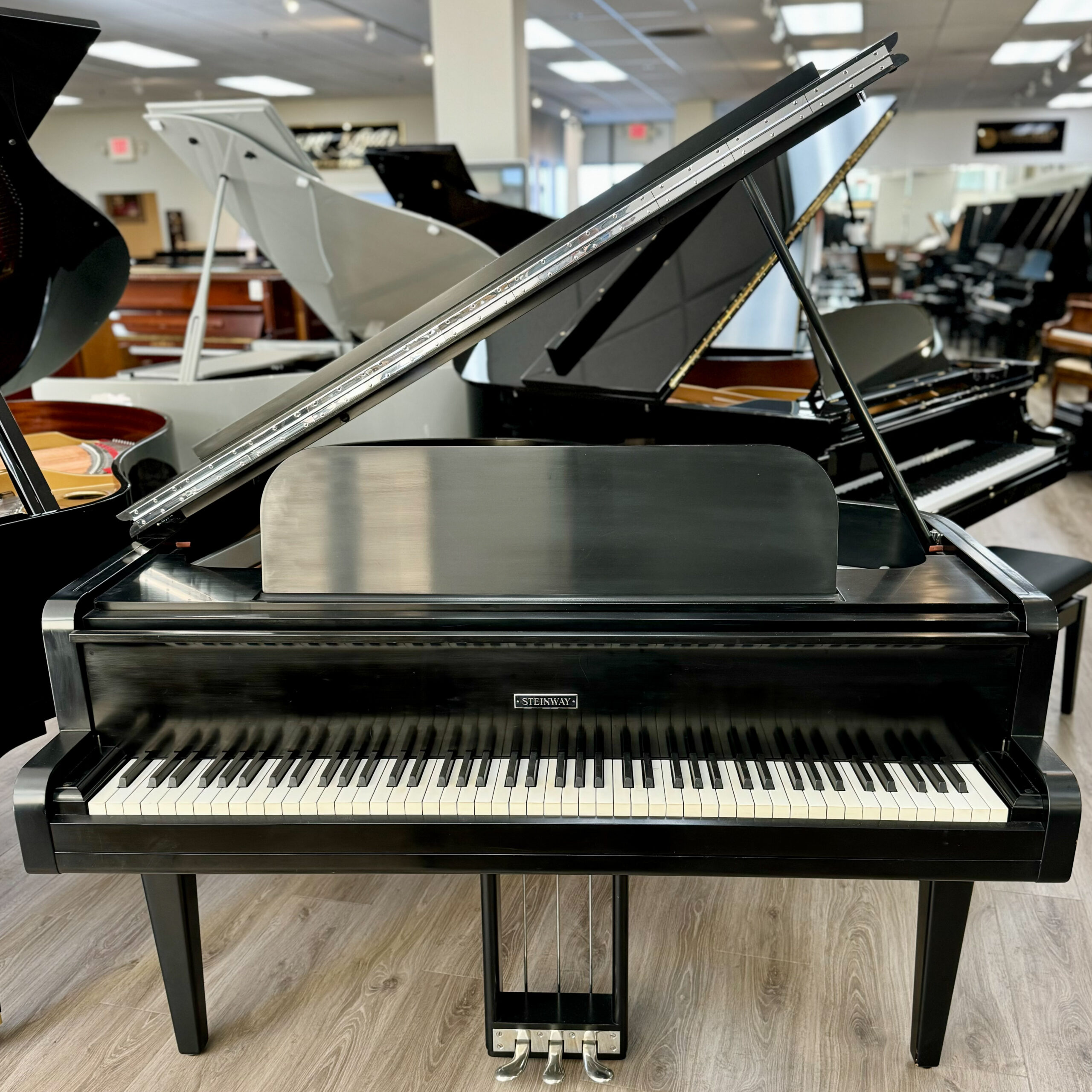 *RARE* 1943 Art Deco Steinway & Sons Model S Baby Grand Piano Ebony Satin