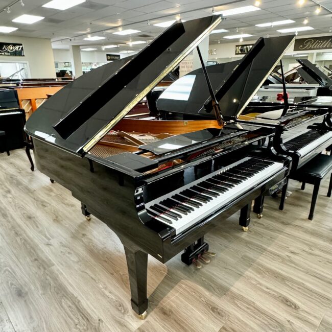 2000 Yamaha Grand Piano Model C2 with Disklavier System Ebony Polish - Image 4