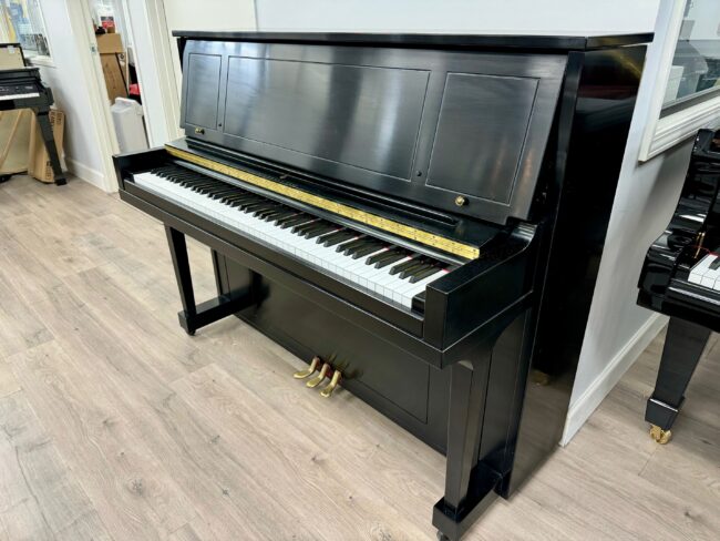 2010 Steinway & Sons Model 1098 Upright Piano Ebony Satin - Image 5