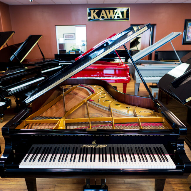 Shigeru Kawai SK-6 Orchestra Grand Piano Ebony Polish - Image 5