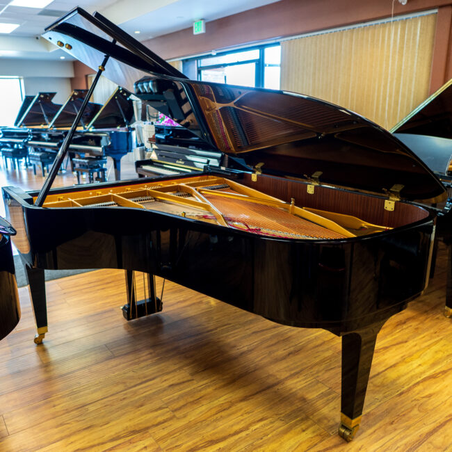 Shigeru Kawai SK-6 Orchestra Grand Piano Ebony Polish - Image 12