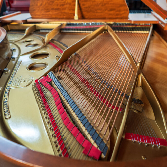 Steinway & Sons Vintage Model O Living Room Grand Piano Walnut Satin - Image 8