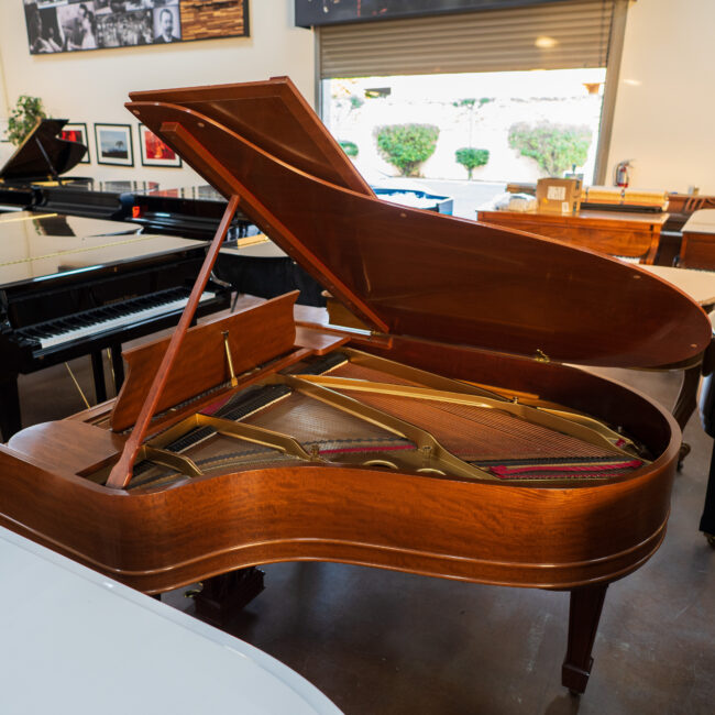 Steinway & Sons Vintage Model O Living Room Grand Piano Walnut Satin - Image 9