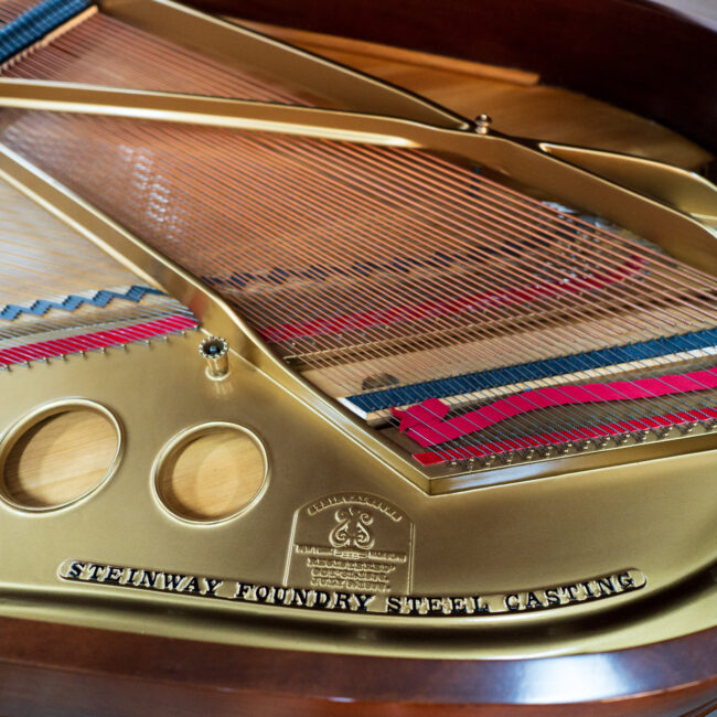 Steinway & Sons Vintage Model O Living Room Grand Piano Walnut Satin - Image 7