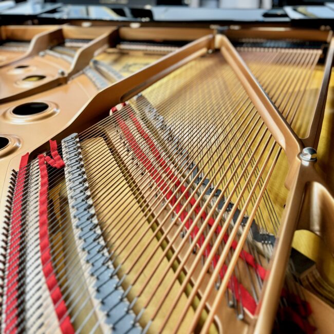 2000 Yamaha C3 Studio Grand Piano Ebony Polish - Image 5