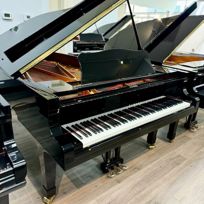 2001 Yamaha C6 Semi-Concert Grand Ebony Polish - Image 3