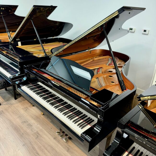 2001 Yamaha C6 Semi-Concert Grand Ebony Polish - Image 5