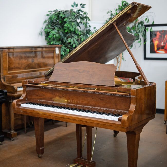 Young Chang G-185 Grand Piano Walnut Polish