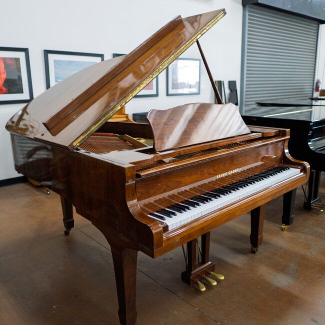 Young Chang G-185 Grand Piano Walnut Polish - Image 11