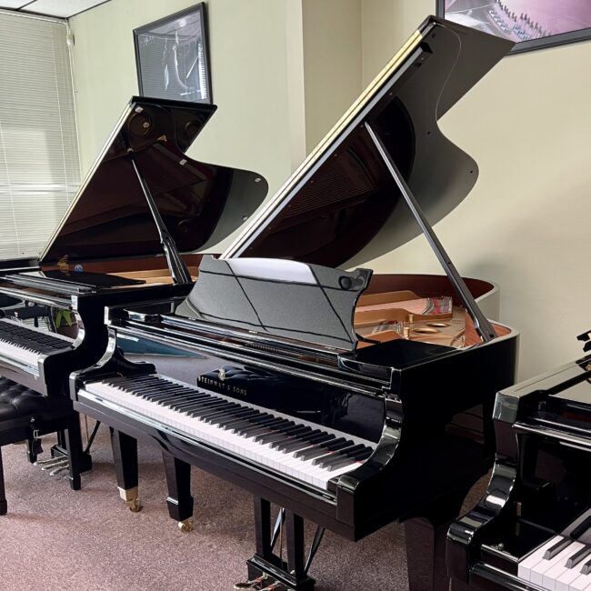 1912 Steinway & Sons Model O Grand Piano Ebony Polish - Image 2