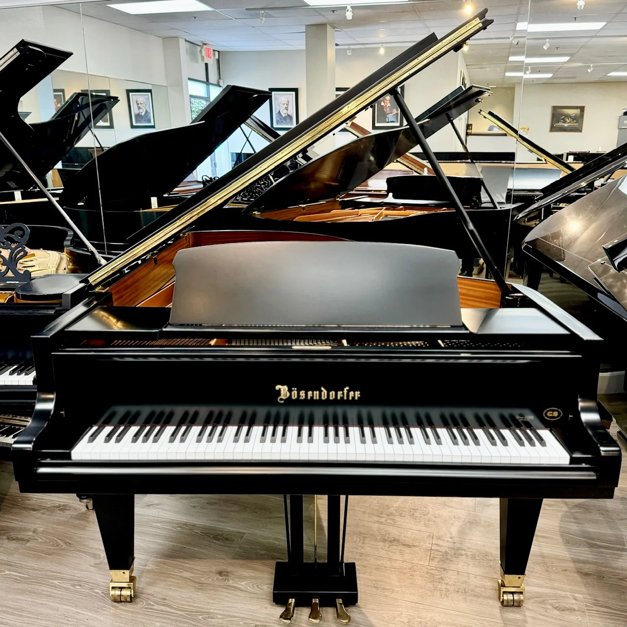 2003 Bösendorfer C214 Semi-Concert Grand Piano Ebony Satin