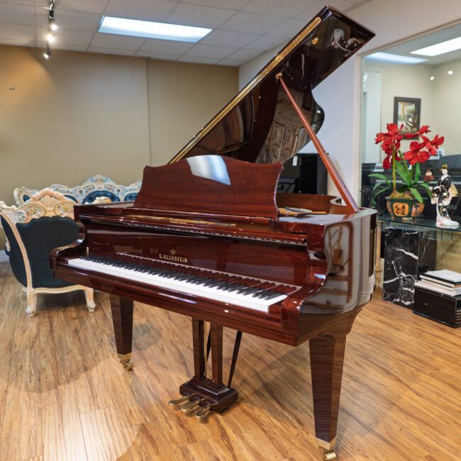 C. Bechstein Concert L 167 Baby Grand Piano Mahogany Polish - Image 2