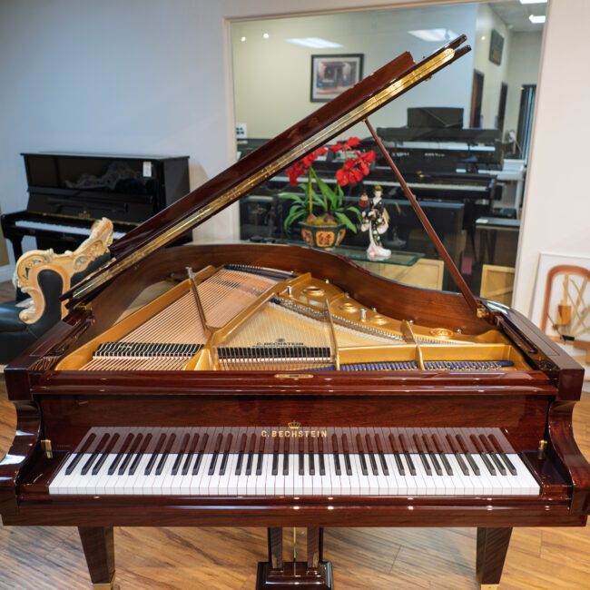 C. Bechstein Concert L 167 Baby Grand Piano Mahogany Polish - Image 4