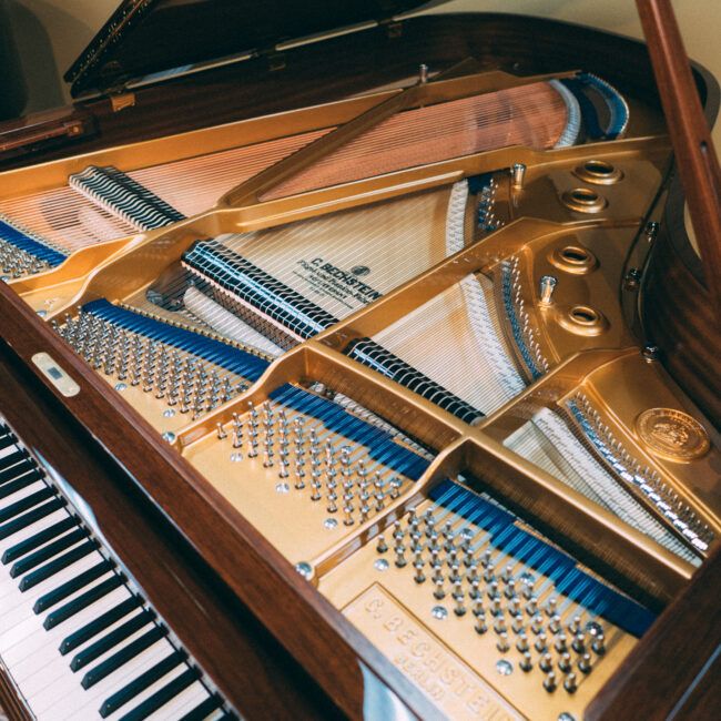 C. Bechstein Concert A 192 Grand Piano Walnut Polish - Image 5