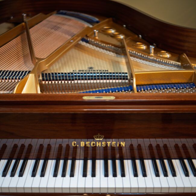 C. Bechstein Concert A 192 Grand Piano Walnut Polish - Image 4