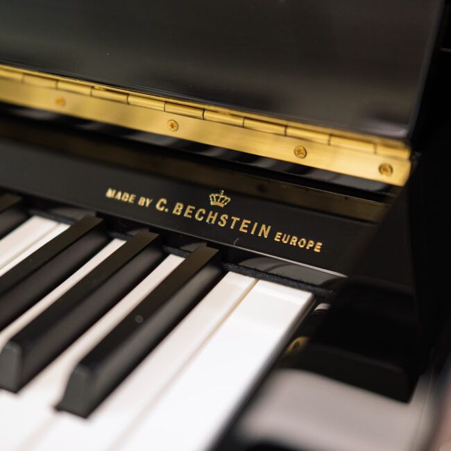 W. Hoffmann Vision V 126 Upright Piano Ebony Polish - Image 4