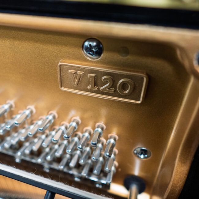 W. Hoffmann Vision V 120 Upright Piano Ebony Polish - Image 5