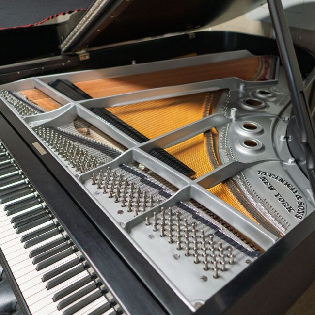 Steinway & Sons Model L Living Room Grand Piano Ebony Satin - Image 4