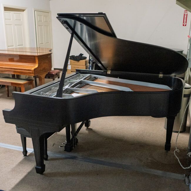 Steinway & Sons Model L Living Room Grand Piano Ebony Satin - Image 7