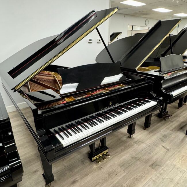Steinway & Sons Model C Semi-Concert Grand Piano Ebony Polish - Image 3