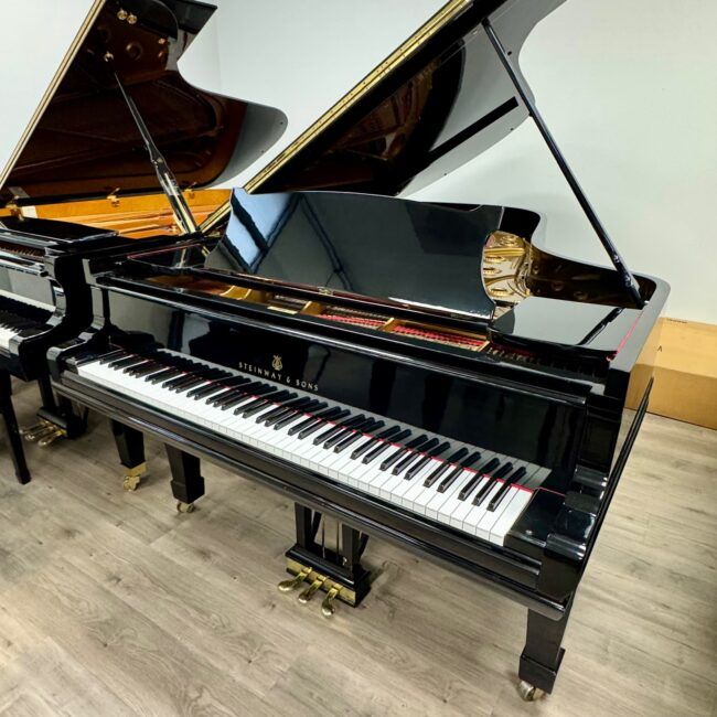 Steinway & Sons Model C Semi-Concert Grand Piano Ebony Polish - Image 2