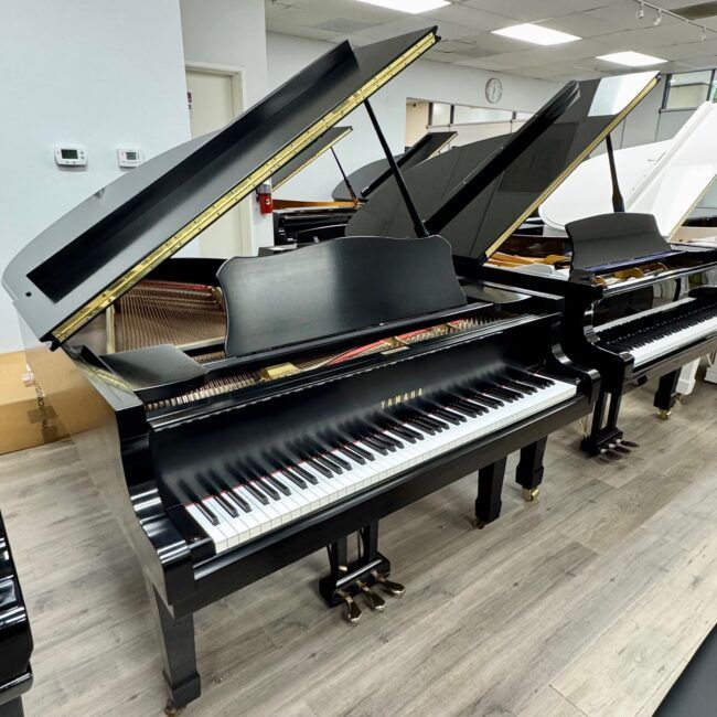 Yamaha C3 Grand Piano w/ Ebony Satin Finish - Image 3
