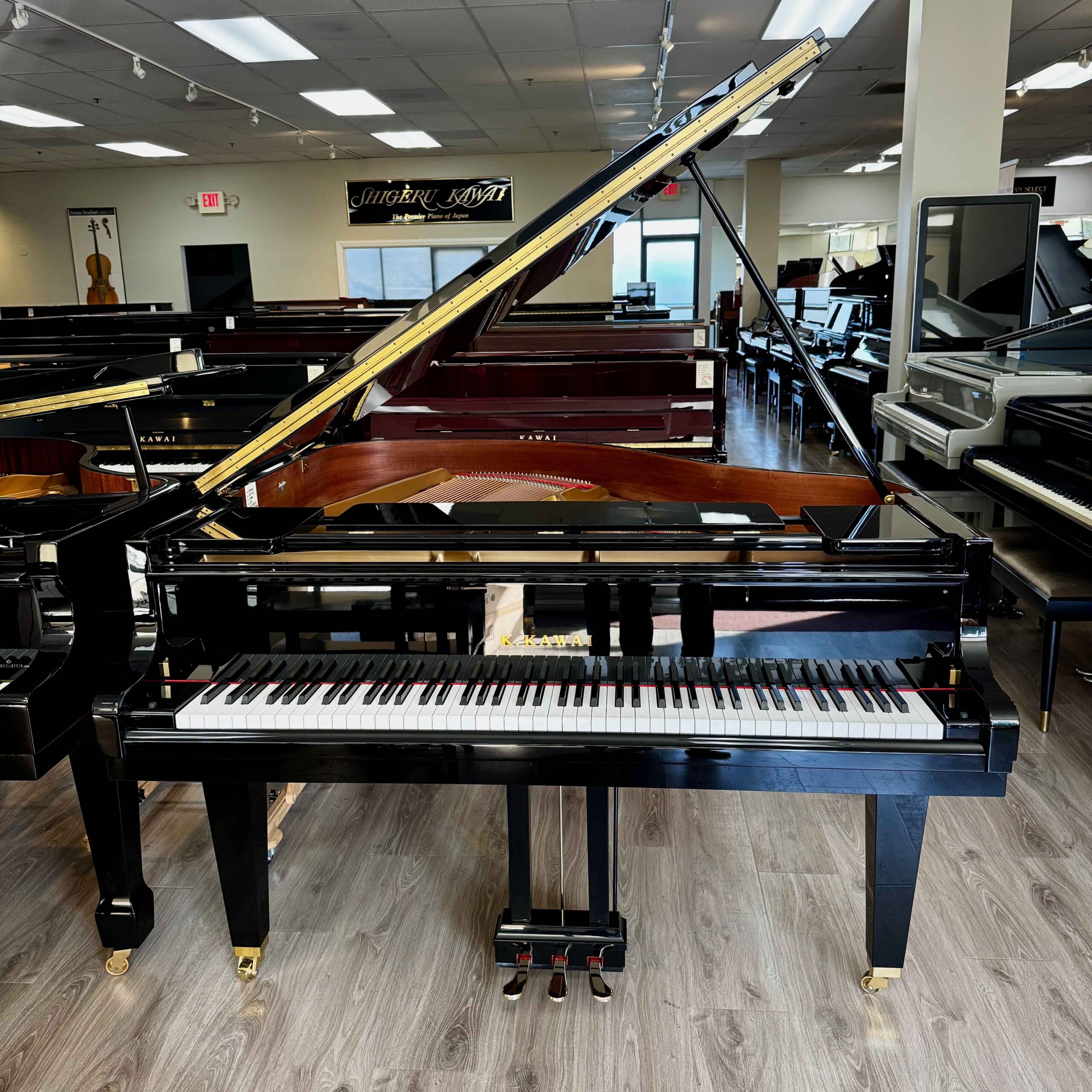 Kawai GM12 Baby Grand Piano Ebony Polish