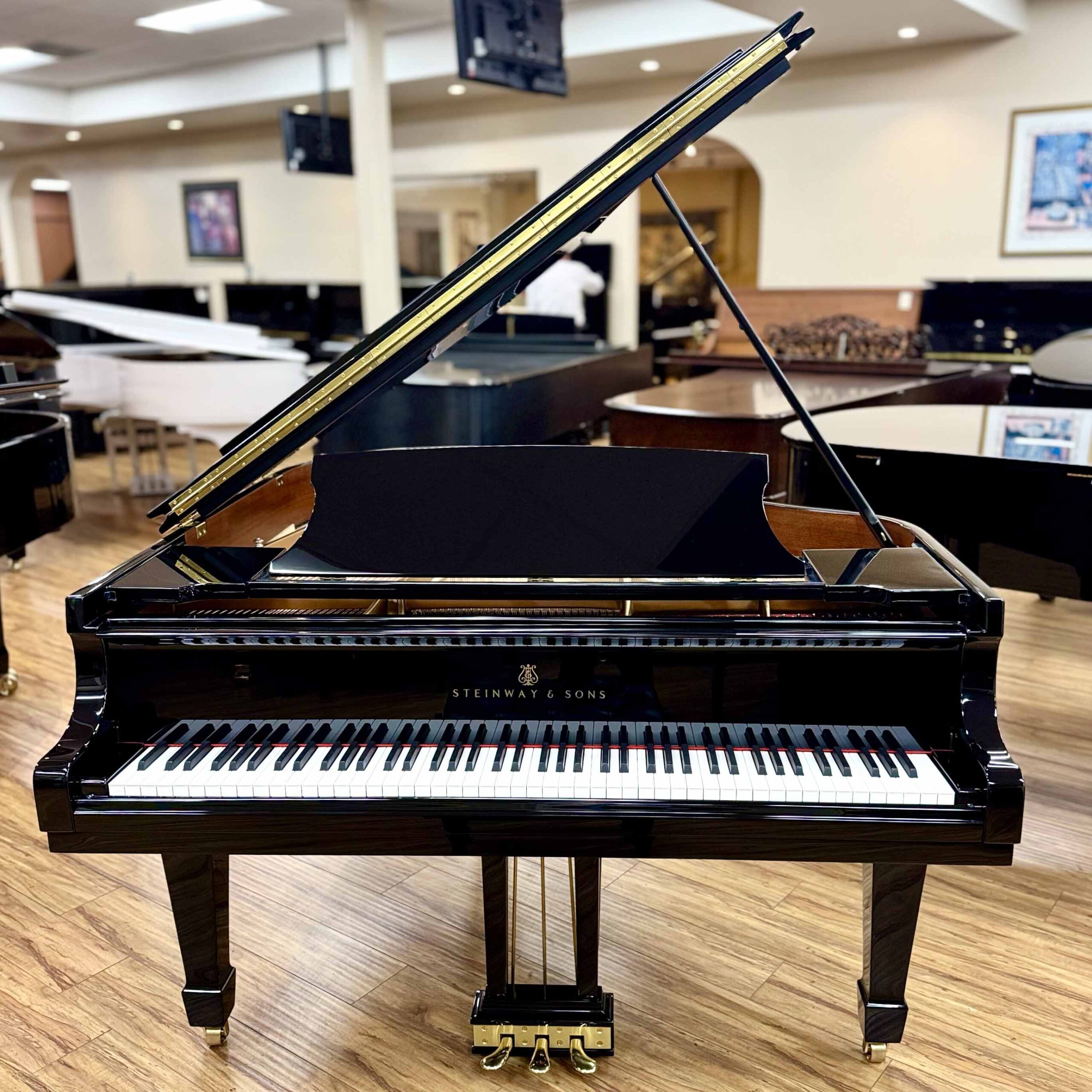 Steinway & Sons Model M Grand Piano Ebony Polish