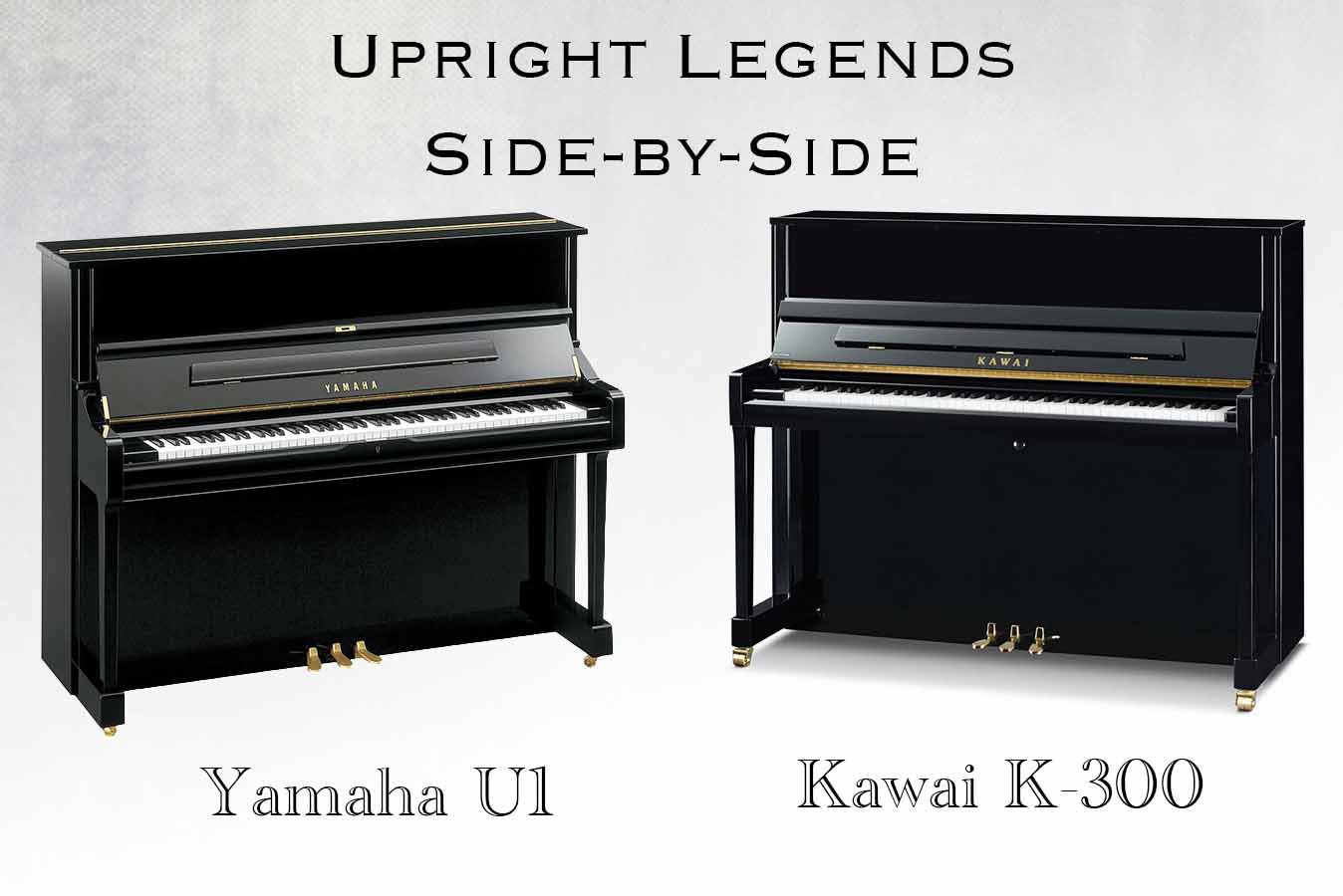 Same Country, Different DNA: Comparing Two of Japan’s Most Iconic Upright Pianos