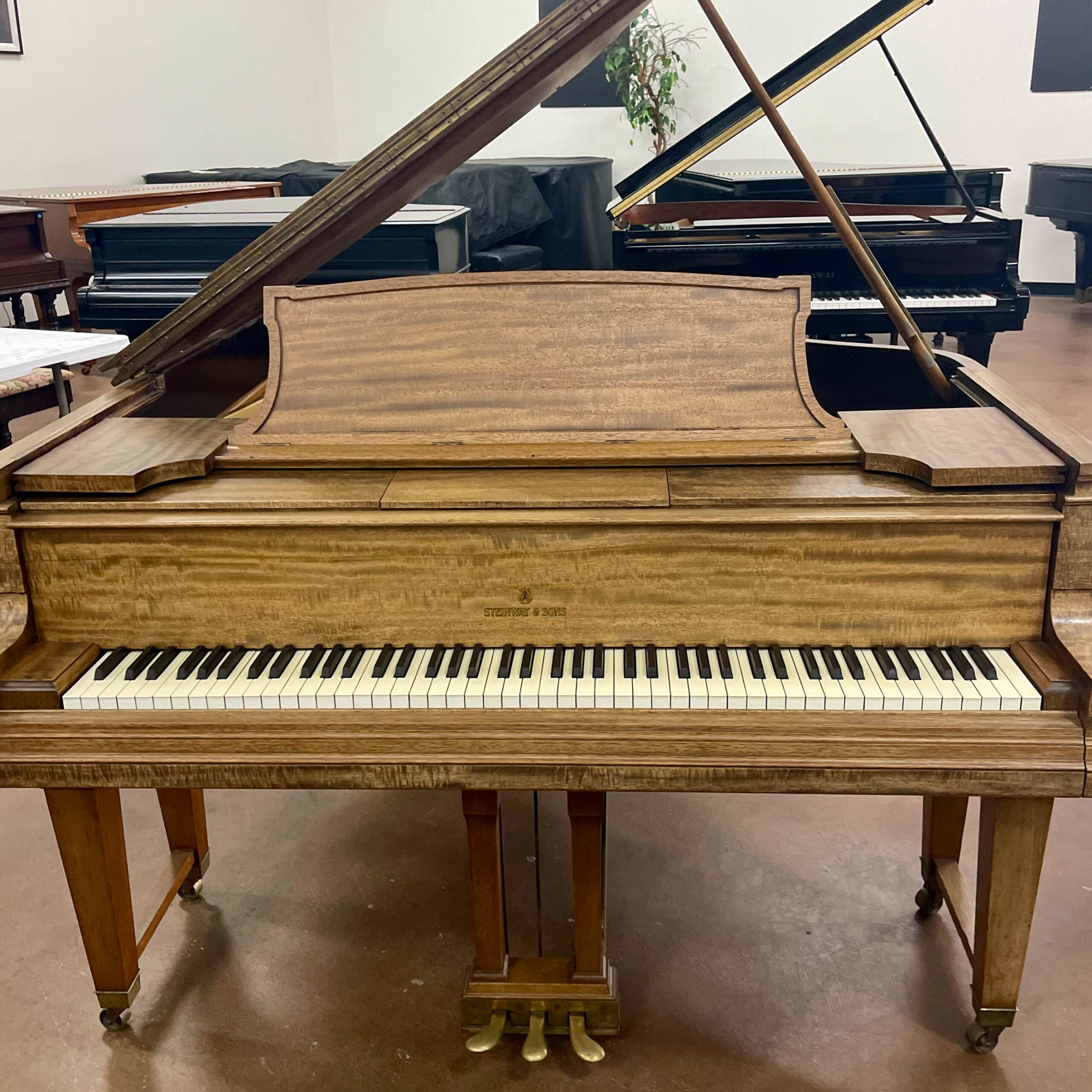1927 Steinway & Sons Model XR  Light Oak Satin Finish