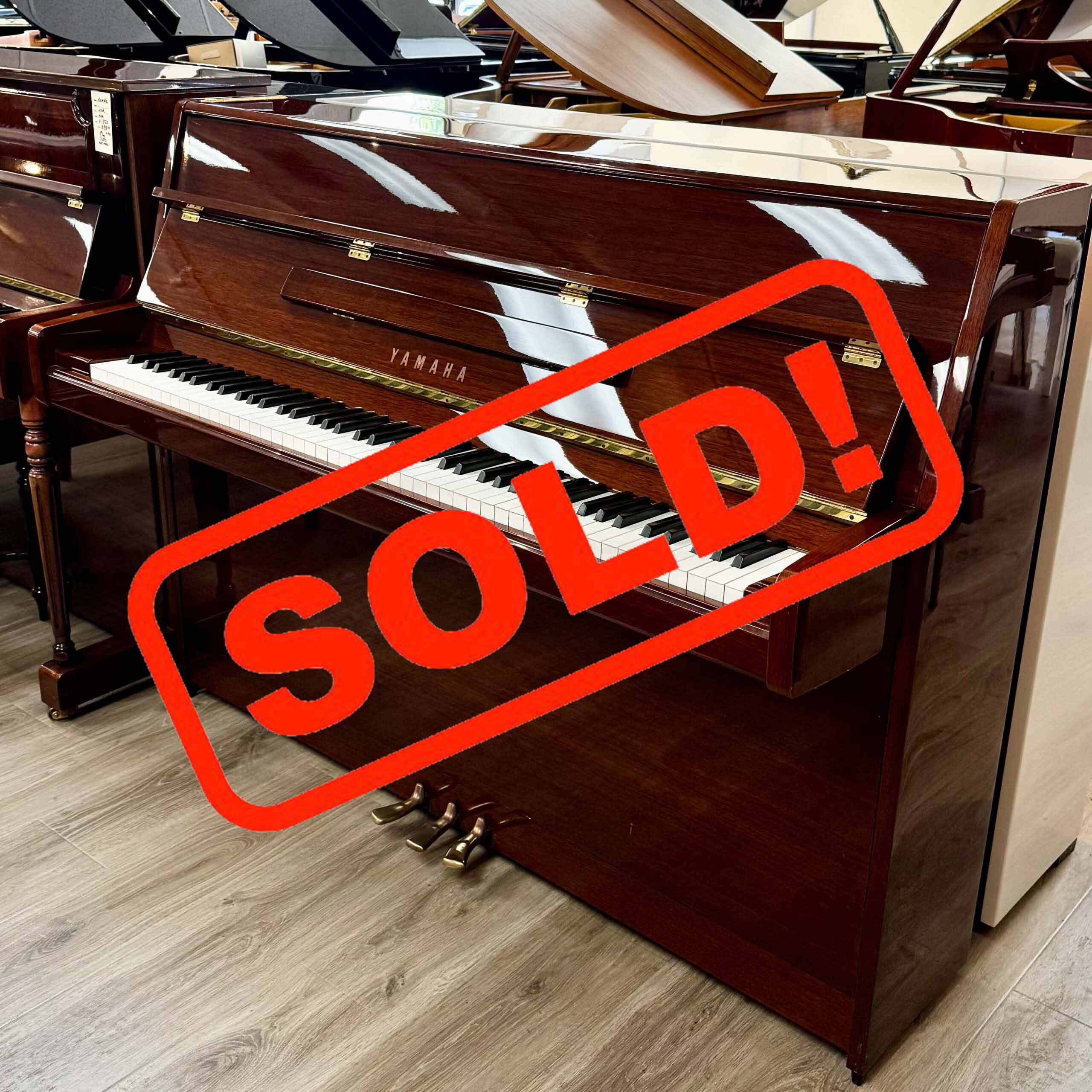 1994 Yamaha M1 Upright Piano Mahogany Polish