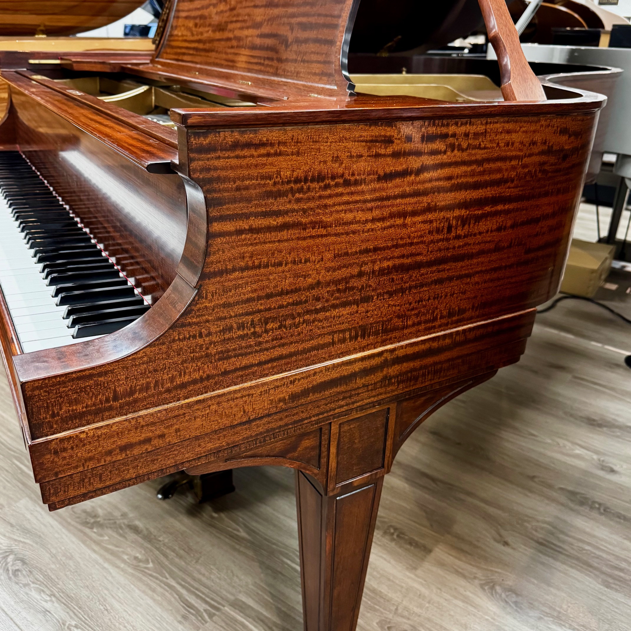 1923 Steinway & Sons Model L Grand Piano Sapeli Mahogany - Image 4